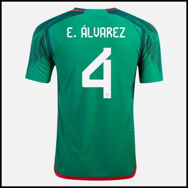 Nogometni Dres Meksiko E ALVAREZ #4 Domaći Komplet Svjetsko Prvenstvo 2022