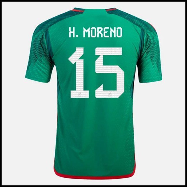 Nogometni Dres Meksiko H ORENO #15 Domaći Komplet Svjetsko Prvenstvo 2022