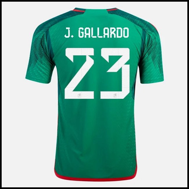 Nogometni Dres Meksiko J GALLARDO #23 Domaći Komplet Svjetsko Prvenstvo 2022