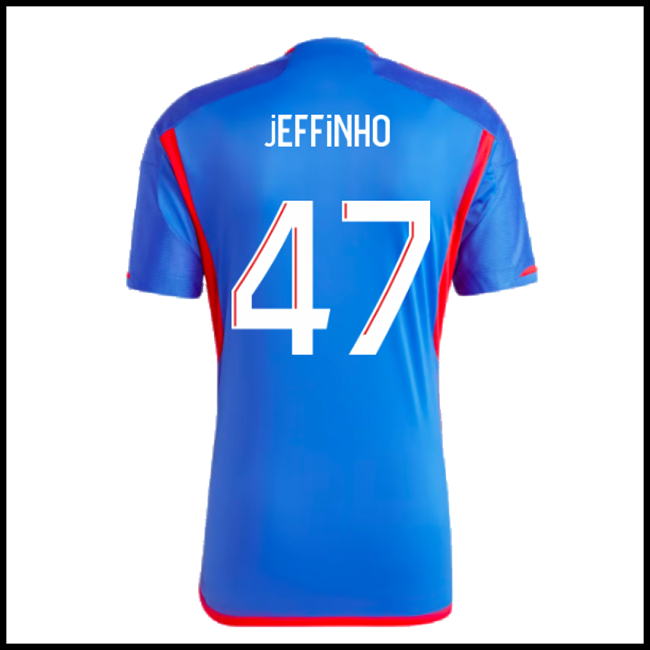 Nogometni Dres Olympique Lyonnais JEFFINHO #47 Gostujući Komplet 2023-2024