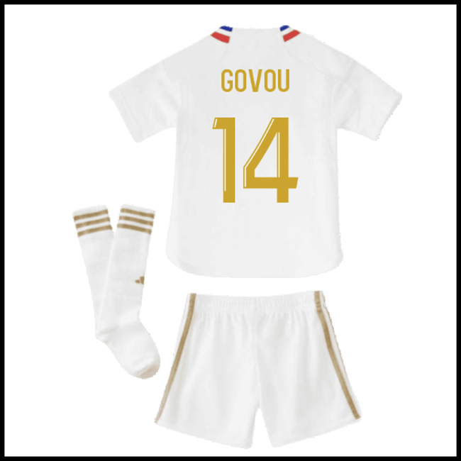 Nogometni Dres Olympique Lyonnais Dječji GOVOU #14 Domaći Komplet 2023-2024
