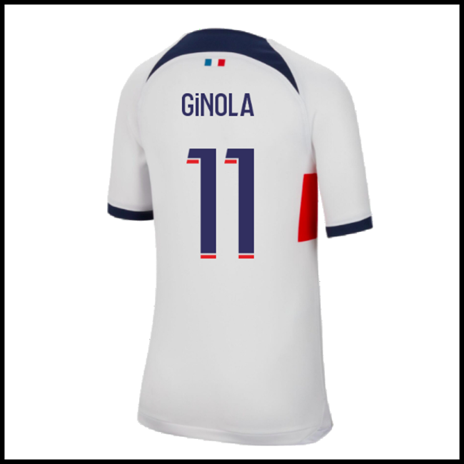 Nogometni Dres Paris Saint Germain PSG GINOLA #11 Gostujući Komplet 2023-2024