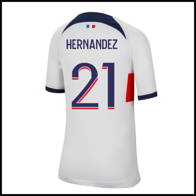 Nogometni Dres Paris Saint Germain PSG HERNANDEZ #21 Gostujući Komplet 2023-2024
