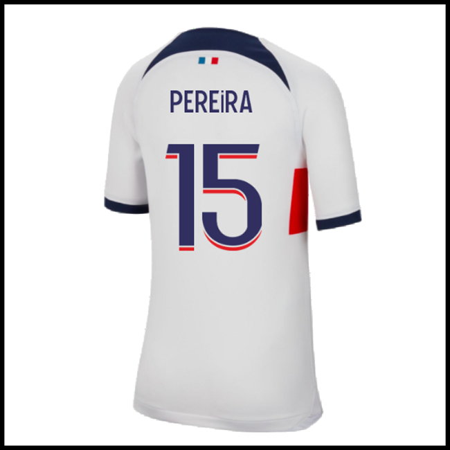 Nogometni Dres Paris Saint Germain PSG PEREIRA #15 Gostujući Komplet 2023-2024