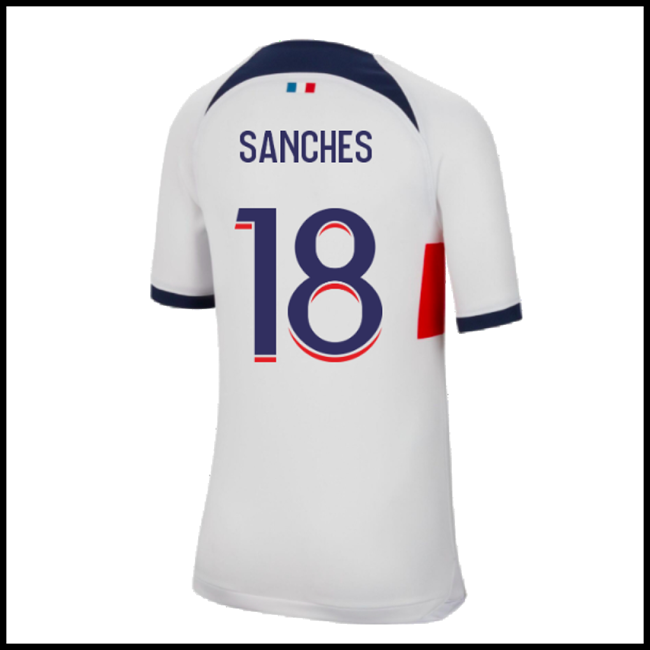Nogometni Dres Paris Saint Germain PSG SANCHES #18 Gostujući Komplet 2023-2024