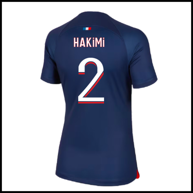 Nogometni Dres Paris Saint Germain PSG Ženska HAKIMI #2 Domaći Komplet 2023-2024