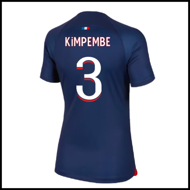 Nogometni Dres Paris Saint Germain PSG Ženska KIMPEMBE #3 Domaći Komplet 2023-2024