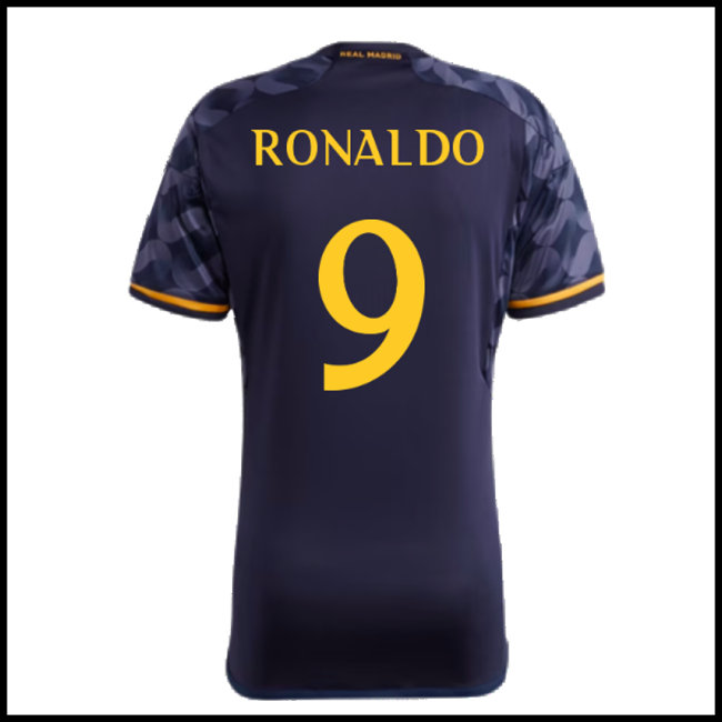 Nogometni Dres FC Real Madrid RONALDO #9 Gostujući Komplet 2023-2024