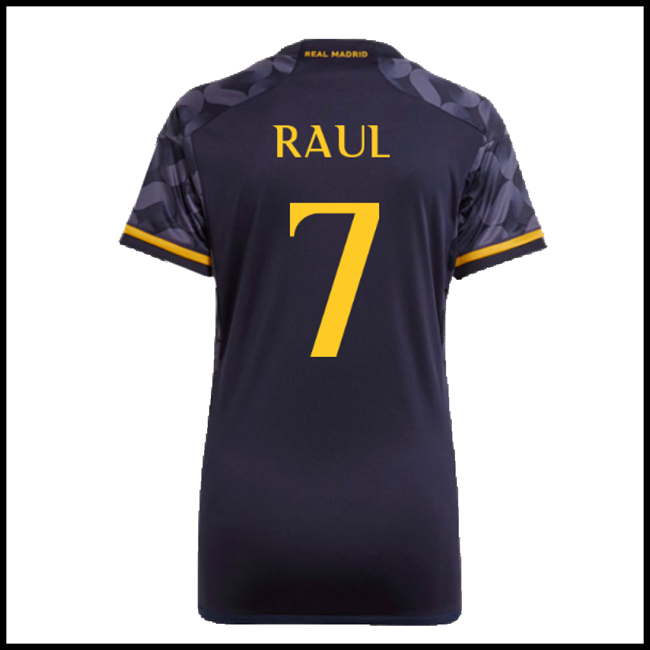 Nogometni Dres FC Real Madrid Ženska RAUL #7 Gostujući Komplet 2023-2024