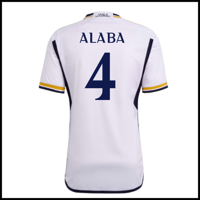 Nogometni Dres FC Real Madrid ALABA #4 Domaći Komplet 2023-2024