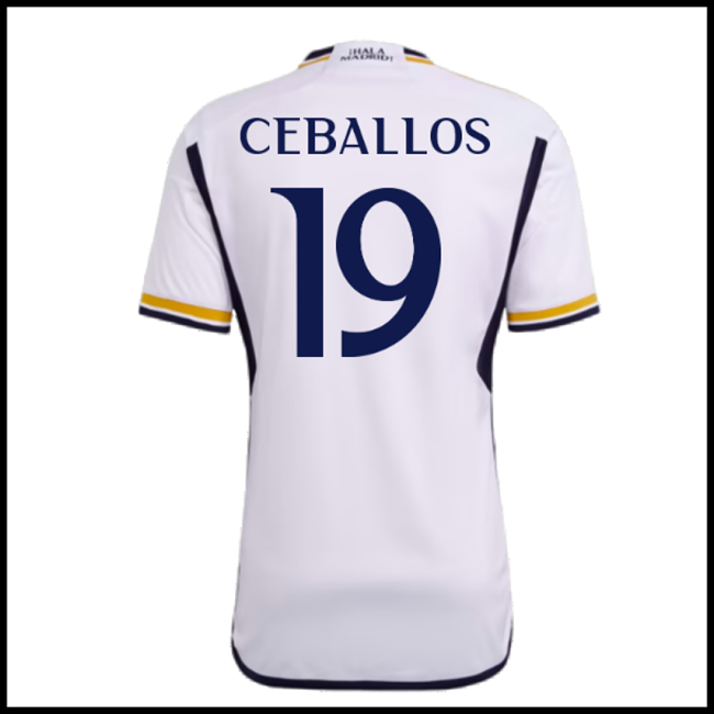 Nogometni Dres FC Real Madrid CEBALLOS #19 Domaći Komplet 2023-2024