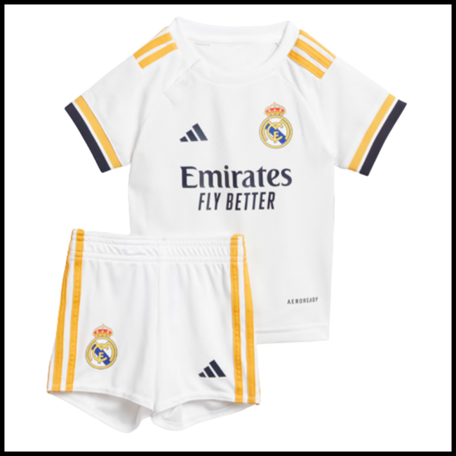 FC Real Madrid RONALDO #7 Trenirke,ponuda Nogometni Dres FC Real Madrid Dječji RONALDO #7 Domaći Komplet 2023-2024 trgovina