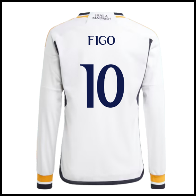Nogometni Dres FC Real Madrid FIGO #10 Dugim Rukavima Domaći Komplet 2023-2024