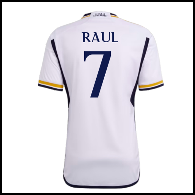 Nogometni Dres FC Real Madrid RAUL #7 Domaći Komplet 2023-2024