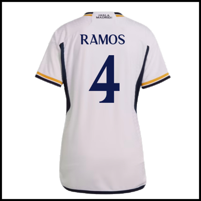 Nogometni Dres FC Real Madrid Ženska RAMOS #4 Domaći Komplet 2023-2024