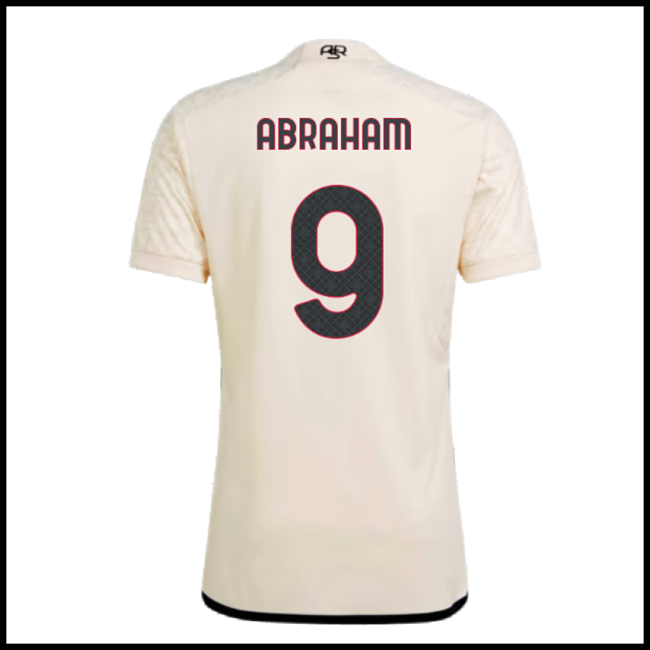 Nogometni Dres AS Roma ABRAHAM #9 Gostujući Komplet 2023-2024