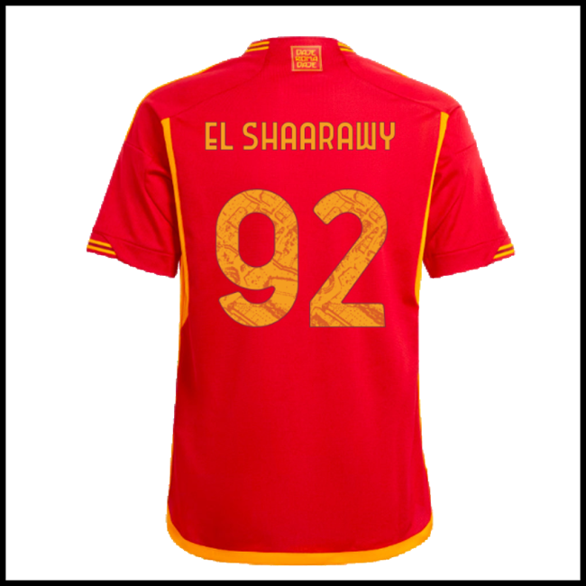 Nogometni Dres AS Roma EL SHAARAWY #92 Domaći Komplet 2023-2024