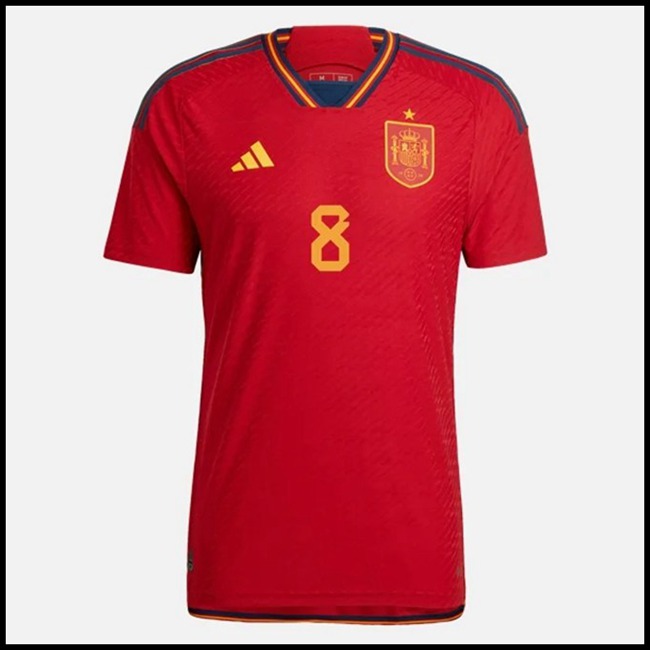 Španjolska KOKE #8 Dresovi,top Nogometni Dres Španjolska KOKE #8 Domaći Komplet Svjetsko Prvenstvo 2022 webshop hr