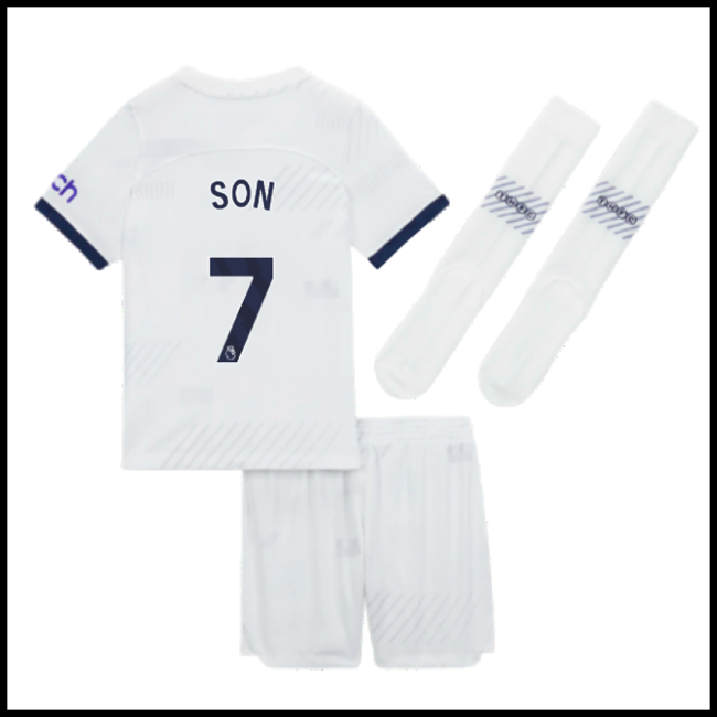 Nogometni Dres Tottenham Hotspur Dječji SON #7 Domaći Komplet 2023-2024