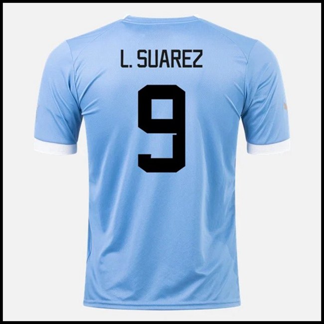 Nogometni Dres Urugvaj L SUAREZ #9 Domaći Komplet Svjetsko Prvenstvo 2022